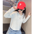 Load image into Gallery viewer, Girl‘s Thin Casual Blouse Bottoming Shirt Long Sleeve