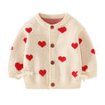 Load image into Gallery viewer, Girl's Toddler Spring Sweater Long Sleeve Knit Cardigan
