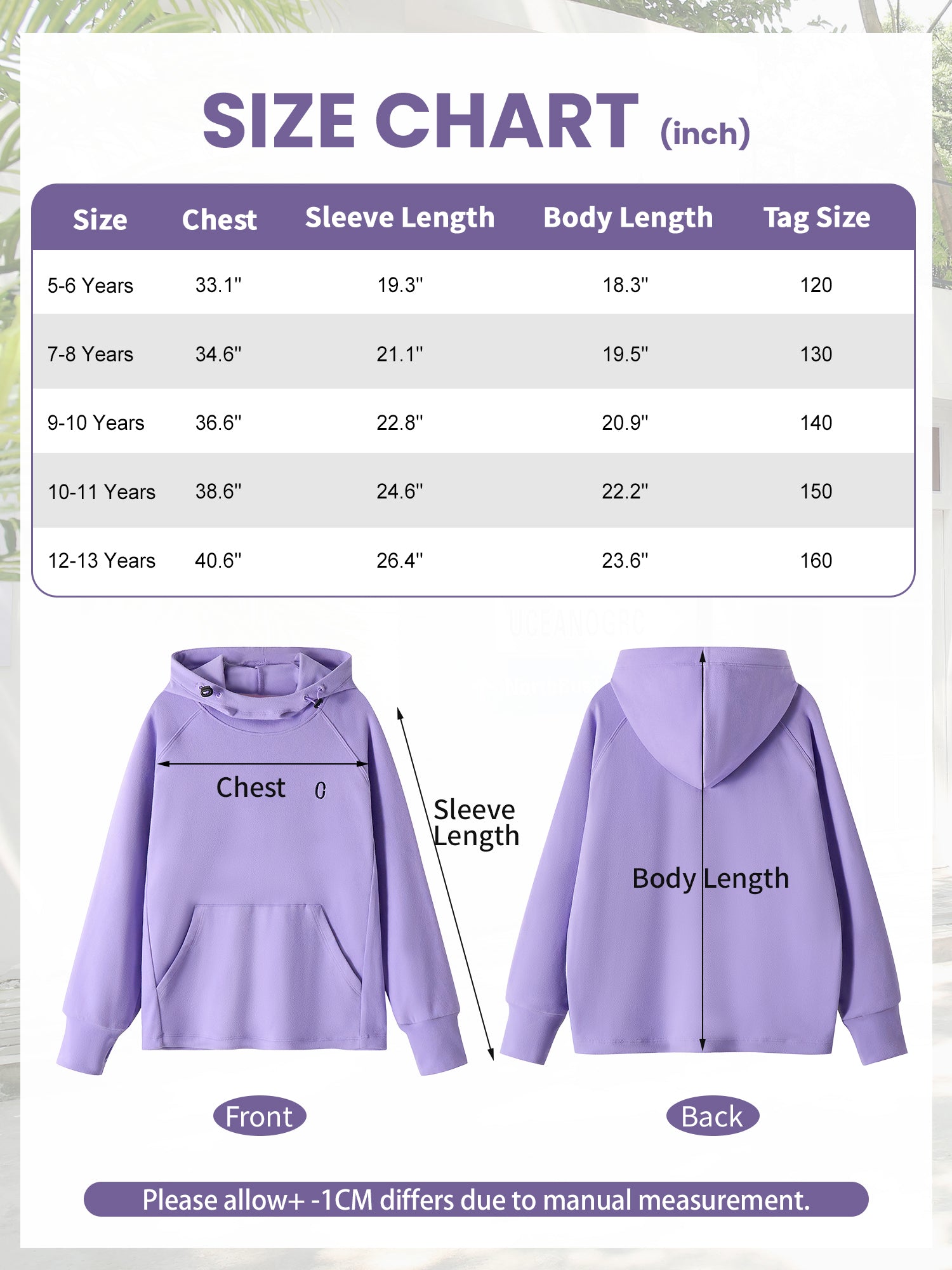 Girls Long Sleeve Cozy lightweight Hooded Pullover Tops with Pocket