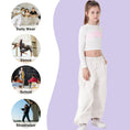 Load image into Gallery viewer, Girl's Elasticated Waist Cargo Trousers with Multi Pockets
