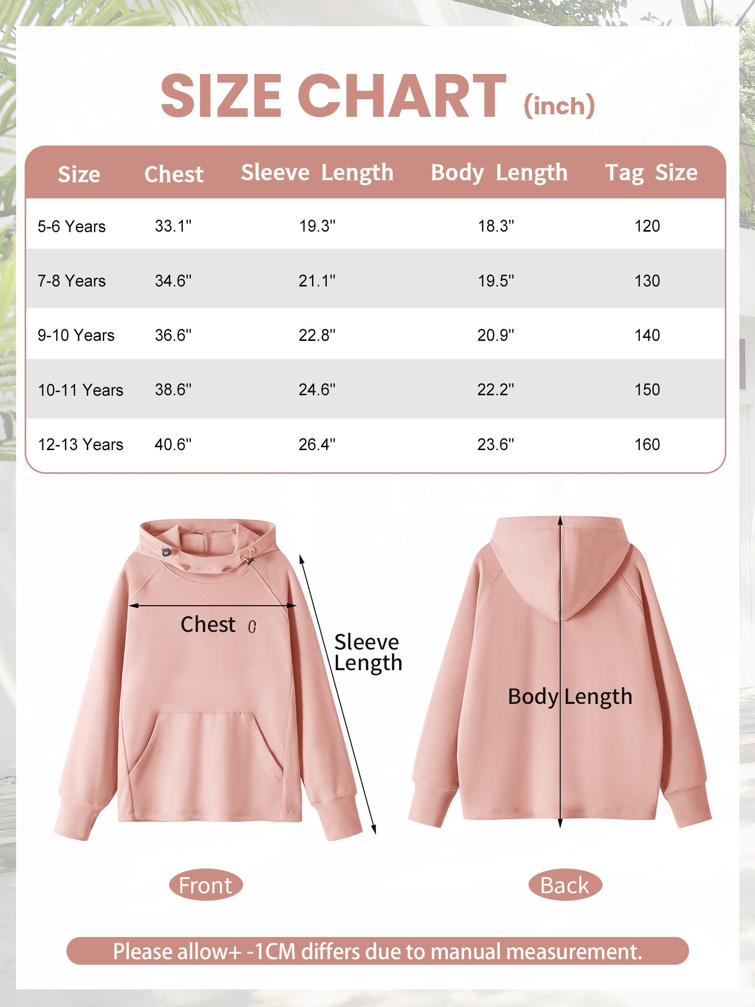 Girls Long Sleeve Cozy lightweight Hooded Pullover Tops with Pocket