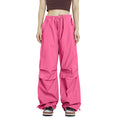 Load image into Gallery viewer, Girls Y2K Vintage Joggers with Adjustable Elastic Waist
