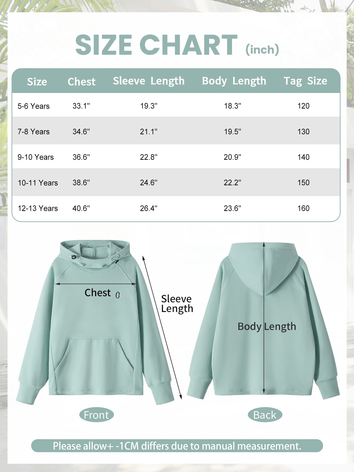 Girls Long Sleeve Cozy lightweight Hooded Pullover Tops with Pocket