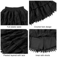 Load image into Gallery viewer, Rolanko Girls Lace Mini Skirts Ruffle Pleated Tiered High Waist Flowy Skorts
