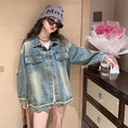 Load image into Gallery viewer, Girls Fall Outwear Button Down Denim Trucker Jacket
