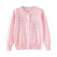 Load image into Gallery viewer, Girls Cardigans Cotton Long Sleeve Button Down Basic Schoolwear
