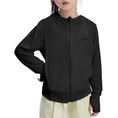 Load image into Gallery viewer, Rolanko Kids Zip Up Sun Hoodie UPF50+ with Thumbholes
