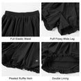 Load image into Gallery viewer, Rolanko Girls Bubble Wide Leg Summer Elastic Waist Bloomers Shorts

