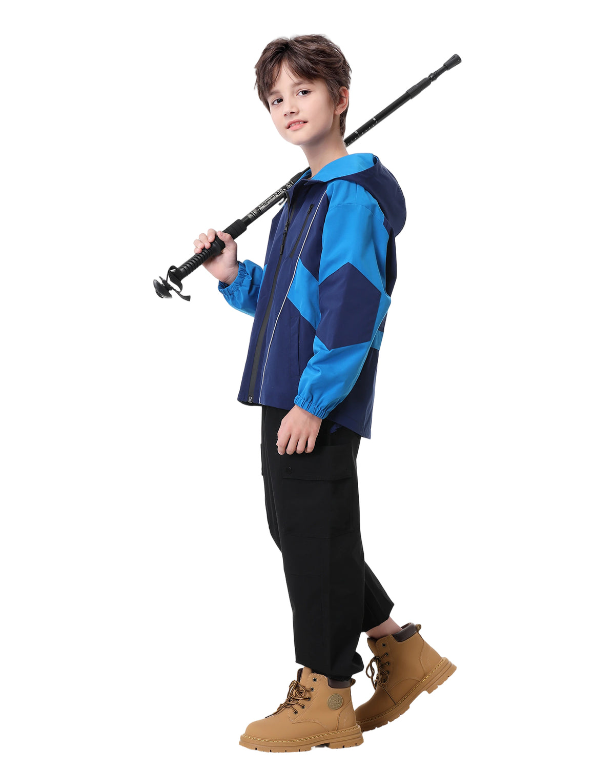 Boys Rain Jacket Waterproof Windbreaker