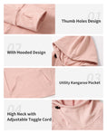 Load image into Gallery viewer, Girls Long Sleeve Cozy lightweight Hooded Pullover Tops with Pocket
