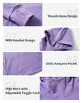 Load image into Gallery viewer, Girls Long Sleeve Cozy lightweight Hooded Pullover Tops with Pocket
