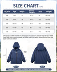 Load image into Gallery viewer, Girls' Solid Colour Windproof Jacket with Reflective Stripes
