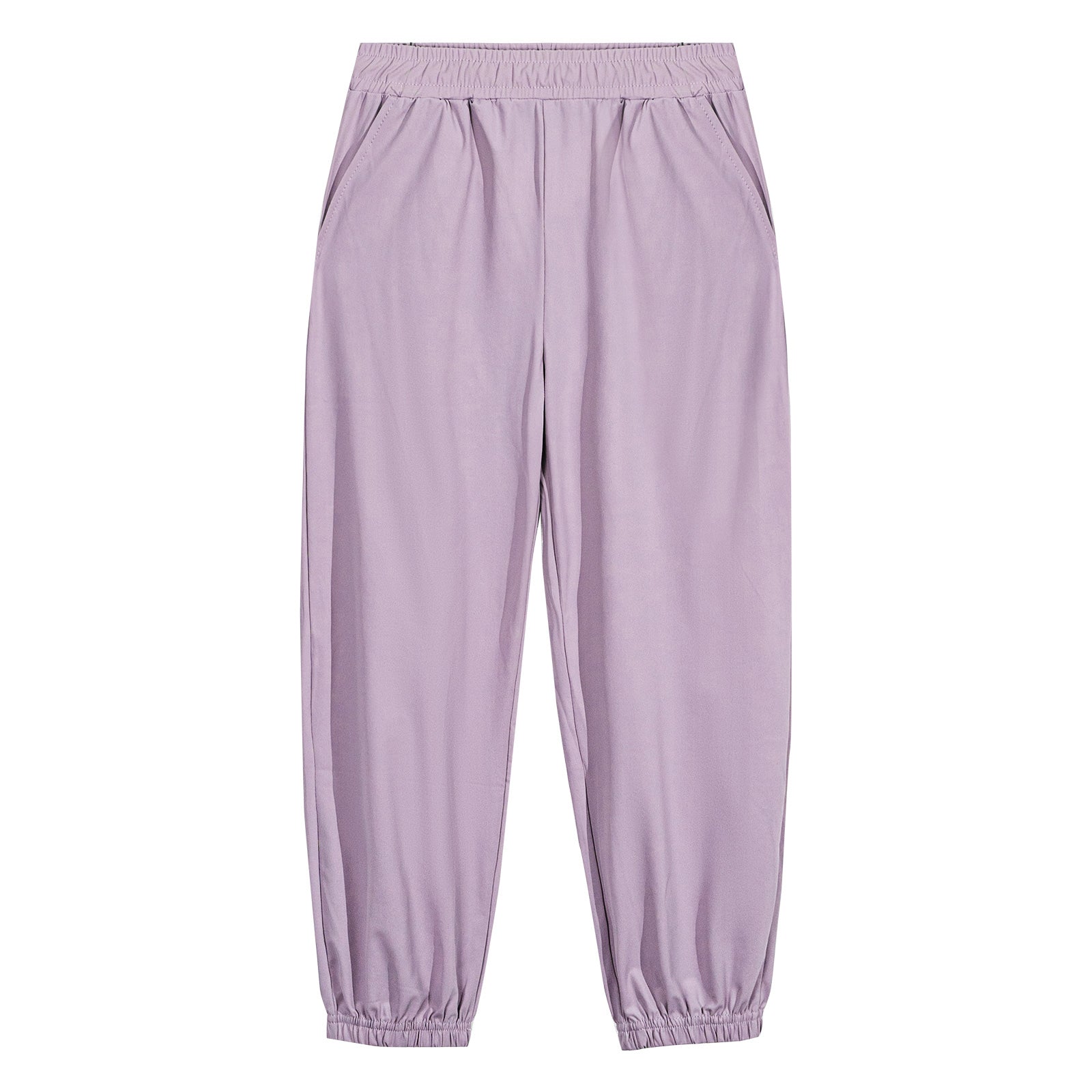 Rolanko Joggers with Pockets Quick Dry Silky Kids Sweatpants Lightweight Athletic Pants