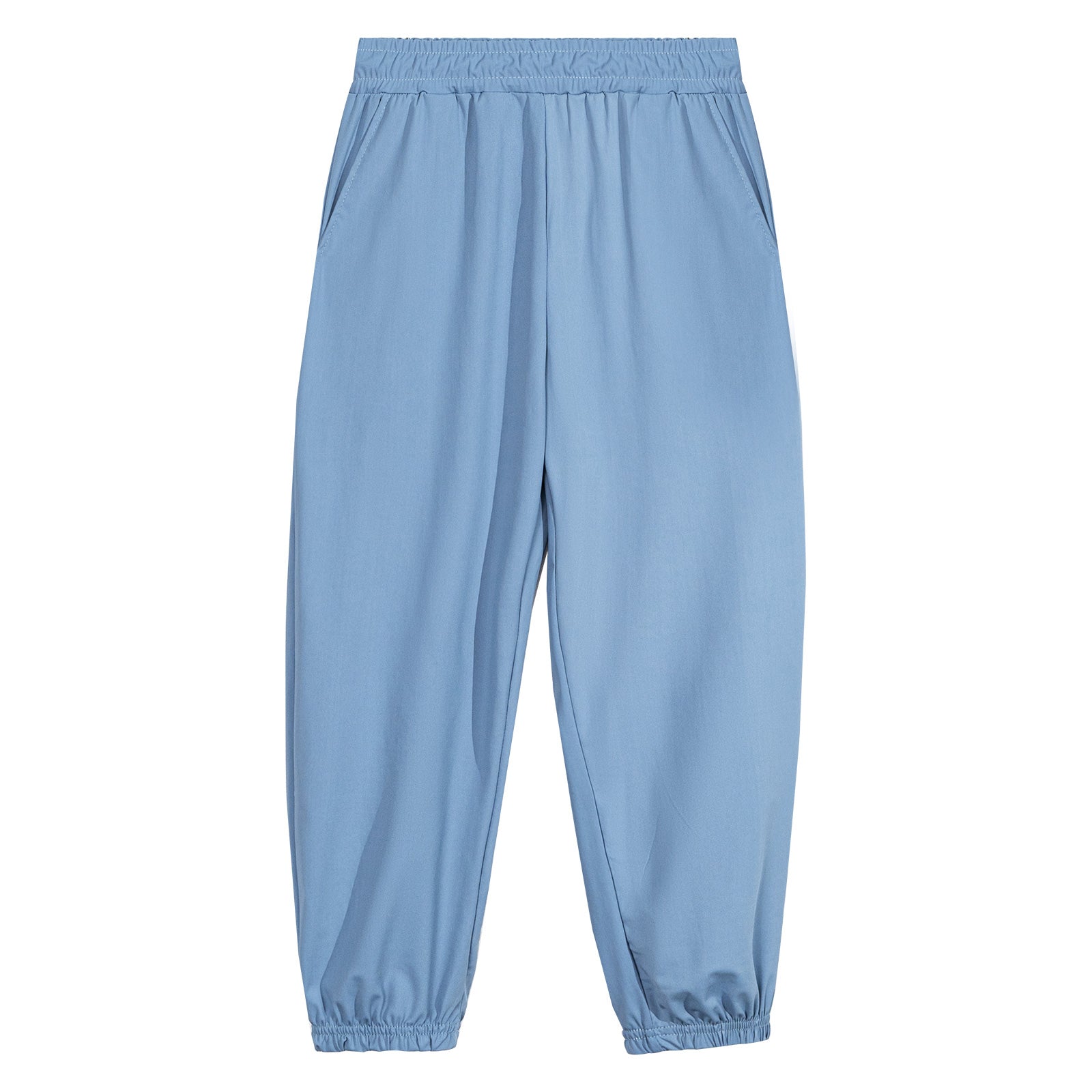Rolanko Joggers with Pockets Quick Dry Silky Kids Sweatpants Lightweight Athletic Pants