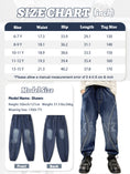 Load image into Gallery viewer, Boys Blue Patchwork Color Block Jeans
