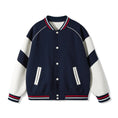 Load image into Gallery viewer, Girls Varsity Jackets Baseball Bomber Color Block Jacket Outwear With Pockets
