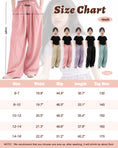 Load image into Gallery viewer, Rolanko Girls Wide Leg Pants Flowy Loose Fit Palazzo Pants for Girls Kids Linen Trousers Casual Beach
