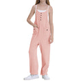 Load image into Gallery viewer, Rolanko Girls Jumpsuit Sleeveless Spaghetti Strap Overalls
