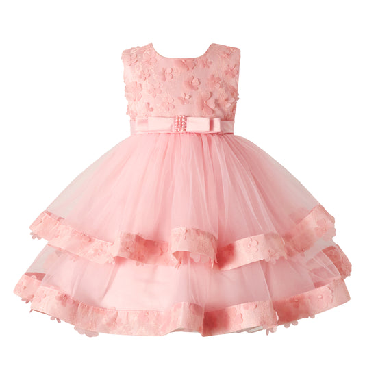 Girls Little Flower Gown Princess Dress