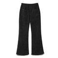 Load image into Gallery viewer, Rolanko Girls Chenille Silver Threaded with Pearls Sparkly Corduroy Flare Trousers
