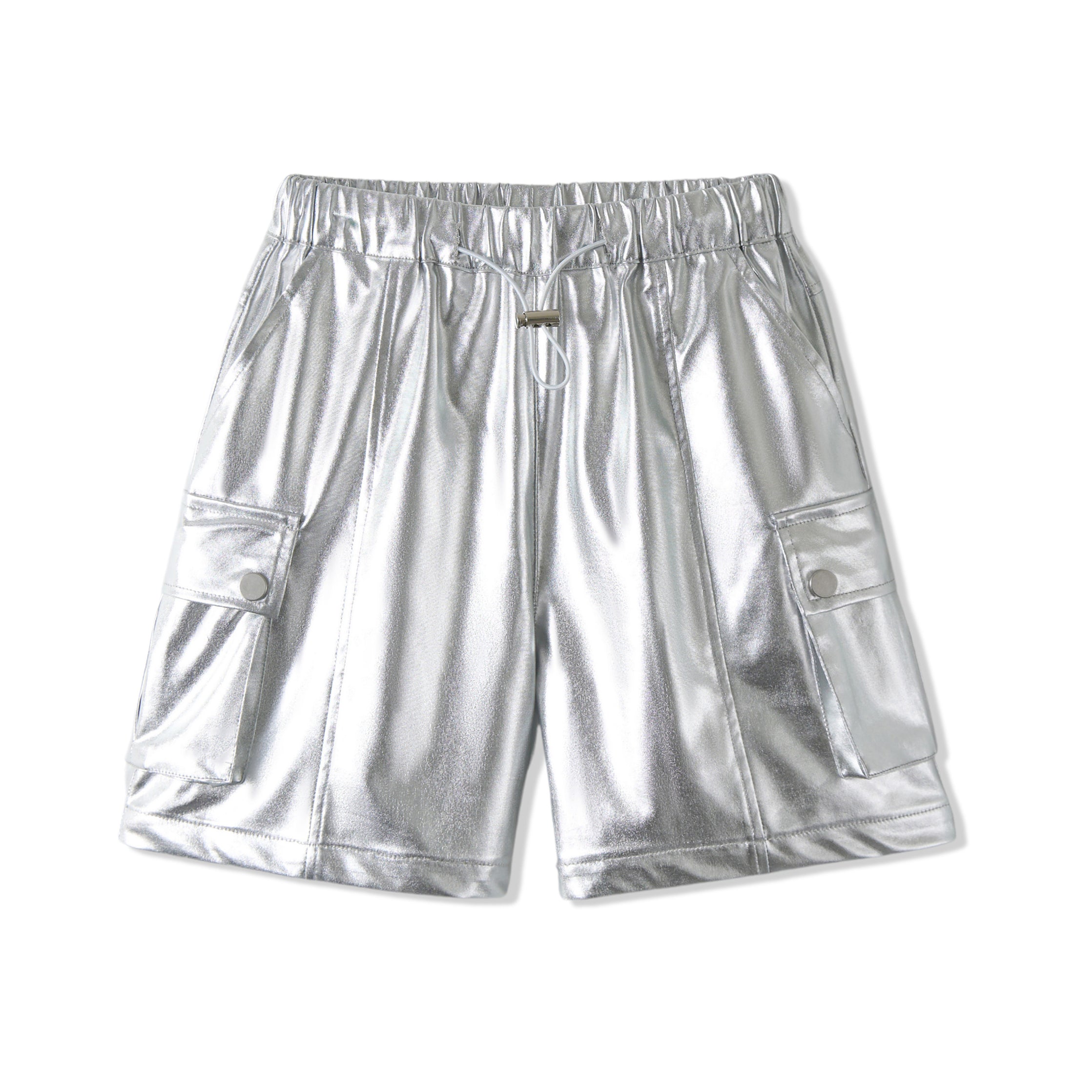 Rolanko Girls Cargo Lightweight Parachute Short Pants with Pockets