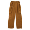 Load image into Gallery viewer, Girls Wide Leg Loose Cargo Pants with Belt
