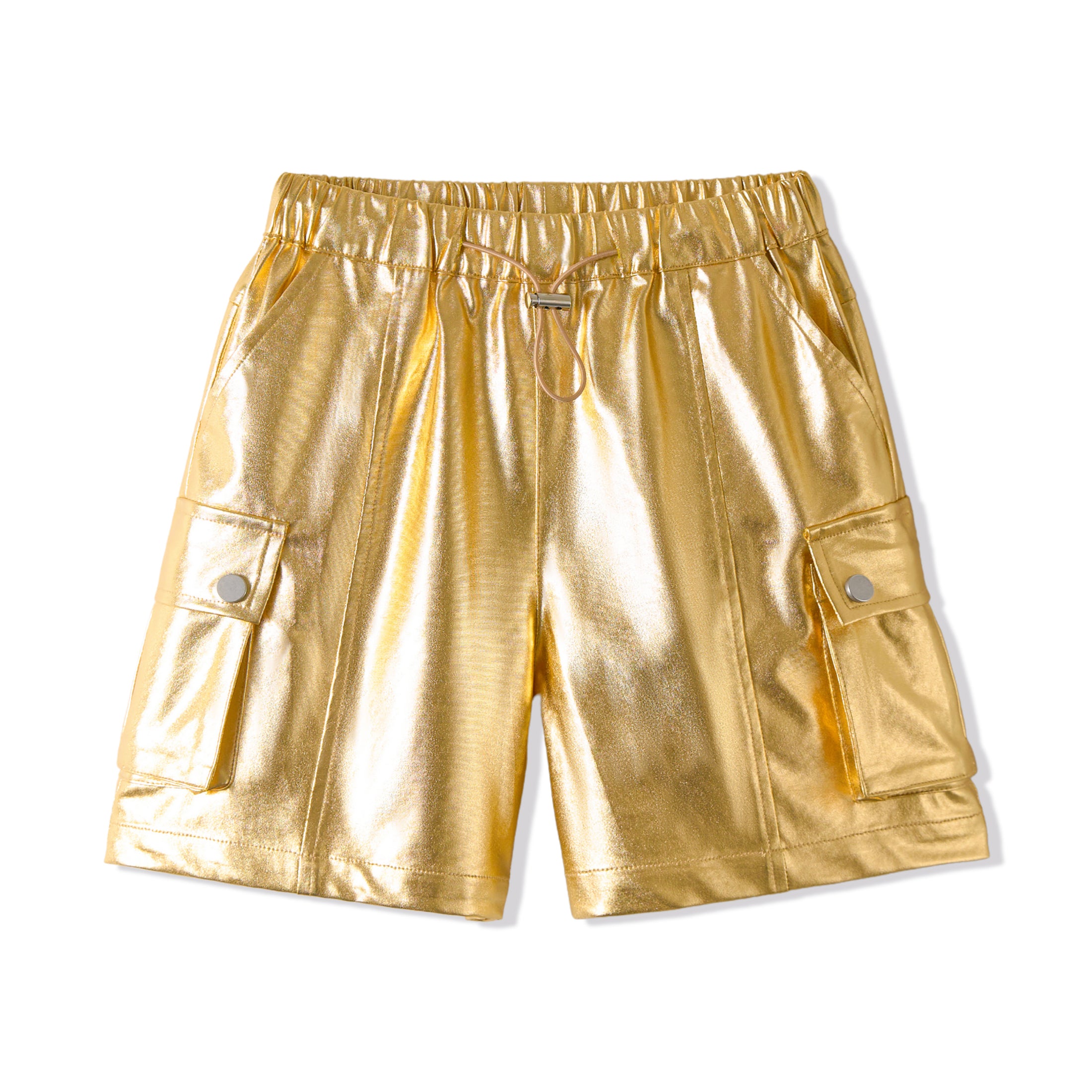 Rolanko Girls Cargo Lightweight Parachute Short Pants with Pockets