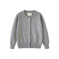 Load image into Gallery viewer, Girls Cardigans Cotton Long Sleeve Button Down Basic Schoolwear
