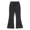 Load image into Gallery viewer, Girls Flare Wide Leg Sweatpants Elastic Waist Bell Bottoms Pants for Kids
