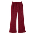 Load image into Gallery viewer, Rolanko Girls Chenille Silver Threaded with Pearls Sparkly Corduroy Flare Trousers
