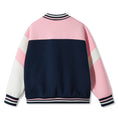 Load image into Gallery viewer, Girls Varsity Jackets Baseball Bomber Color Block Jacket Outwear With Pockets
