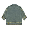 Load image into Gallery viewer, Girls Fall Outwear Button Down Denim Trucker Jacket
