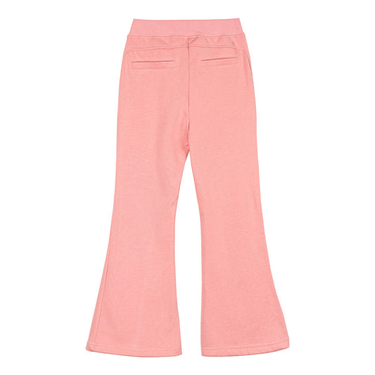 Girls Flare Wide Leg Sweatpants Elastic Waist Bell Bottoms Pants for Kids