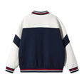 Load image into Gallery viewer, Girls Varsity Jackets Baseball Bomber Color Block Jacket Outwear With Pockets
