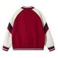 Load image into Gallery viewer, Girls Varsity Jackets Baseball Bomber Color Block Jacket Outwear With Pockets
