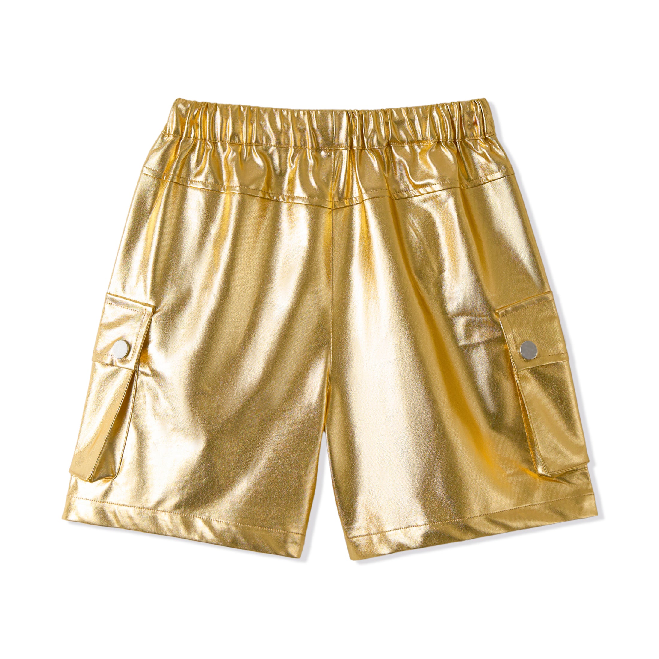 Rolanko Girls Cargo Lightweight Parachute Short Pants with Pockets