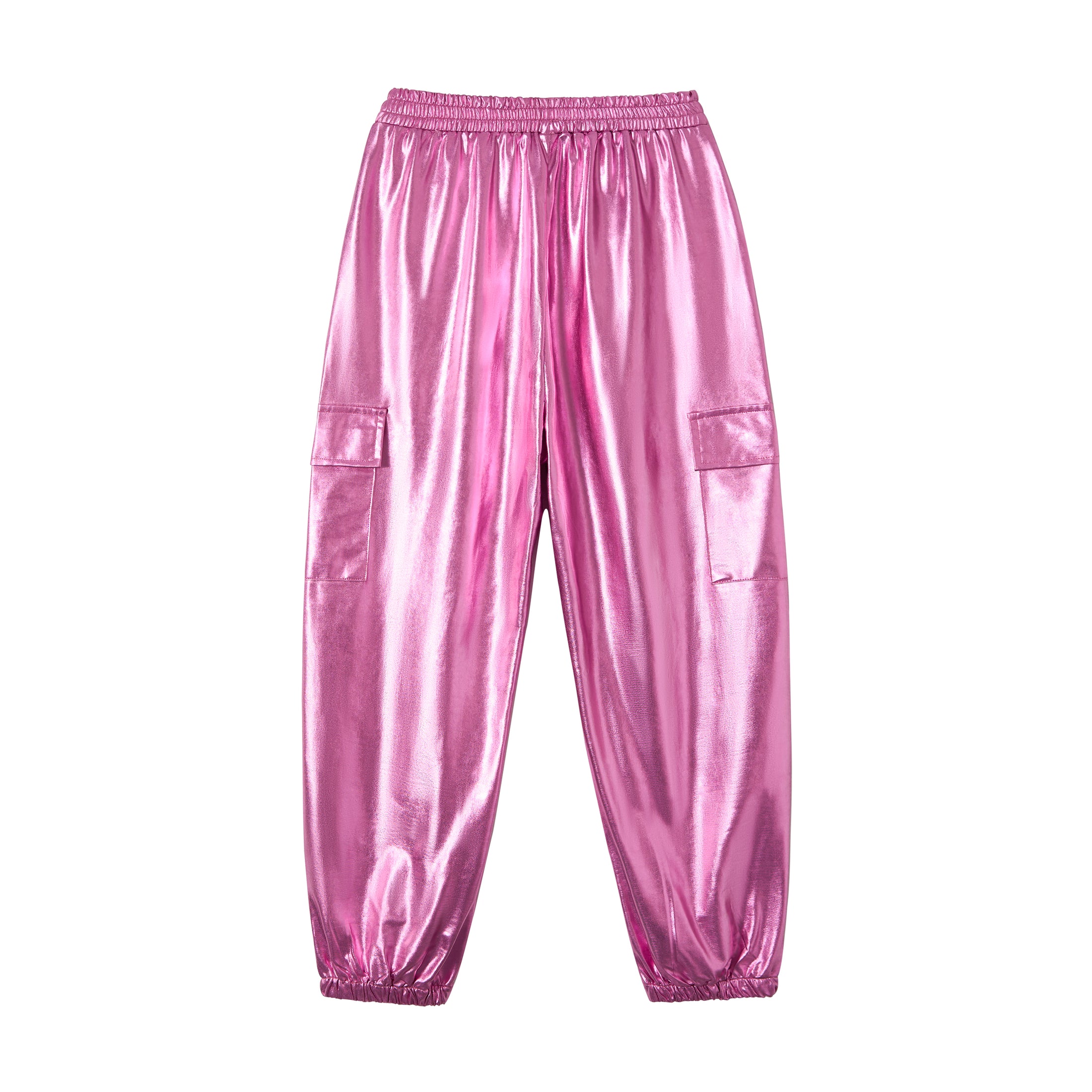 Girls Hip Hop Dance Cotton Cargo Jogger Pants for Kids