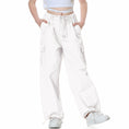 Load image into Gallery viewer, Girl's Baggy Cargo Parachute Trousers
