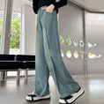 Load image into Gallery viewer, Girls Pressed Denim Wide Leg Pants
