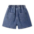 Carica l'immagine nel visualizzatore della galleria, Rolanko Girls Elastic Waist Jean Shorts Wide Leg Baggy Denim Shorts
