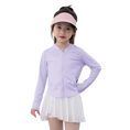Load image into Gallery viewer, Rolanko Kids Zip Up Sun Hoodie UPF50+ with Thumbholes
