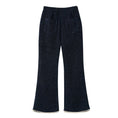 Load image into Gallery viewer, Rolanko Girls Chenille Silver Threaded with Pearls Sparkly Corduroy Flare Trousers
