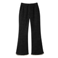 Load image into Gallery viewer, Rolanko Girls Chenille Silver Threaded with Pearls Sparkly Corduroy Flare Trousers
