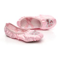 Load image into Gallery viewer, Girls Ballet Flat Shoes Dance Shoes Soft Full Split Sole Pink Bow Ballet Shoes for Kids Girls
