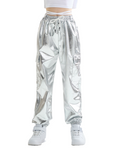 Load image into Gallery viewer, Girls Hip Hop Dance Cotton Cargo Jogger Pants for Kids
