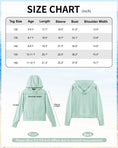 Load image into Gallery viewer, Rolanko Kids Zip Up Sun Hoodie UPF50+ with Thumbholes
