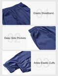Load image into Gallery viewer, Rolanko Joggers with Pockets Quick Dry Silky Kids Sweatpants Lightweight Athletic Pants
