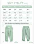 Load image into Gallery viewer, Rolanko Joggers with Pockets Quick Dry Silky Kids Sweatpants Lightweight Athletic Pants
