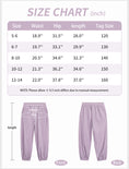 Load image into Gallery viewer, Rolanko Joggers with Pockets Quick Dry Silky Kids Sweatpants Lightweight Athletic Pants
