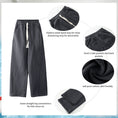 Load image into Gallery viewer, Girls Wide Leg Straight Sweatpants with Pockets
